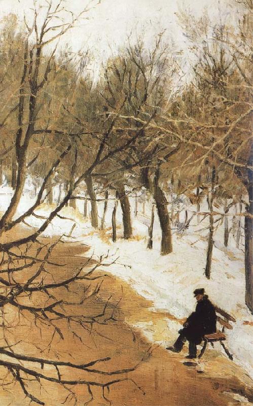 Vasily Surikov Boulevard Zubov in Winter china oil painting image
